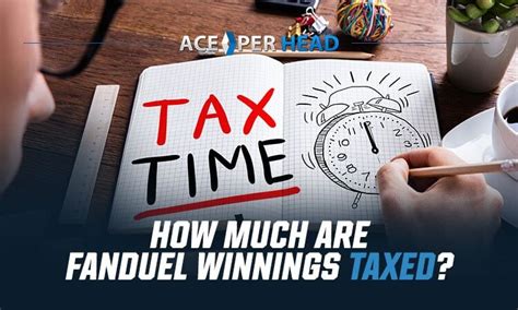 fanduel winnings taxed|How to Pay Taxes on Gambling Winnings and Losses.